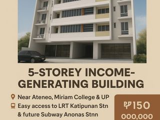 For Sale Residential and Commercial Building in Loyola Heights 2016 sqm 150M