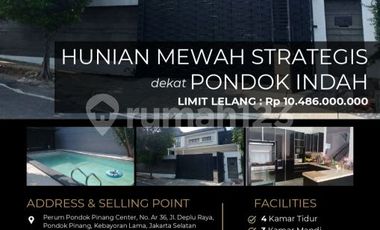 Hunian Mewah Strategis Nyaman Lokasi Elite Segera Lelang