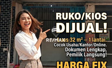 DIJUAL RUKO/KIOS DI DAERAH PASAR KEMIS TANGERANG