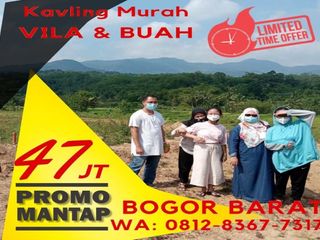 KAVLING TANAH VILA DAN BUAH MURAH AGROHILLS DI BOGOR (PROMO)