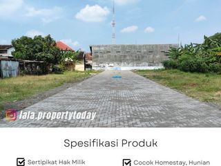 2 KM ALKID Jogja, Tanah dijual Premium Include Fasum Jalan 6m