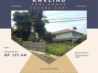 Dekat Pasar Tanjungsari Kavling Standar Perumahan SHM 1jt-an
