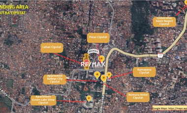 DIJUAL LAHAN KOMERSIAL DAN STRATEGIS DI DAERAH CIPUTAT TANGSEL