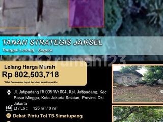 Tanah Murah Letak Strategis Ditengah Kota Jakarta Selatan