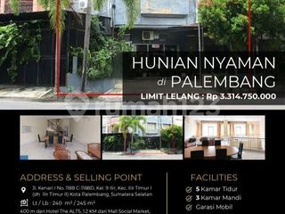 Hunian Nyaman dan Mewah 2 Lantai di Kota Palembang