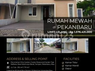 Rumah Mewah Modern 2 Lantai Megah di Pekanbaru