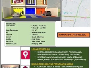 Ruko Strategis 2 Lantai Cisaranten Wetan Bandung