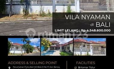 Villa Luas dan Nyaman Ada Kolam Renang di Badung, Bali