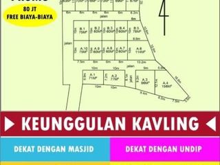 Tanah kavling siap bangun di Meteseh Tembalang Semarang