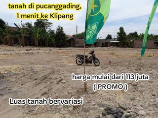 Tanah kavling Strategis di Pucanggading 1 menit ke Klipang