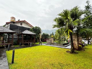Tanah Luas Puncak Bogor Sebelah Plataran Resort ada Bangunan ex Resto