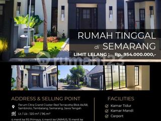Rumah Modern Minimalis 2 Lantai di Tembalang Semarang