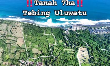 DIJUAL TANAH CLIFF FRONT PREMIUM DI ULUWATU, UNGASAN - BALI