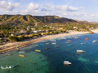 Commercial outlet in central Kuta Lombok