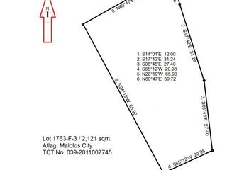 2,121 SqM Atlag Vacant Residential Lot for Sale - Clean Title