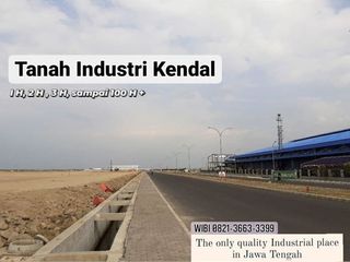 Tanah Industri Terbaik di area JATENG, Kendal