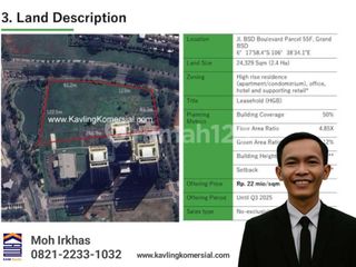 Kavling Komersil Paling Strategis BSD di Dekat ICE BSD