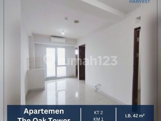 Dijual Murah - Apartemen 2BR Lantai Rendah View City Banyak Fasilitas Sangat Strategis & Bisa KPR Di Apartemen The Oak Tower, Jakarta Timur