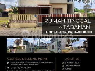 Rumah Tinggal Nyaman Eksklusive di Tabanan Bali