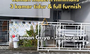 Rumah Modern Minimalis Full Furnish di Taman Griya Jimbaran
