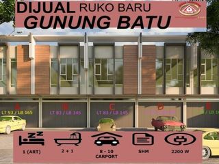 Harga perdana !!! Ruko Indent Gunung Batu dekat Gateway Pasteur Bandung