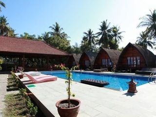 Resort Cantik Hanya 100 meter dari pantai Gili Air Lombok
