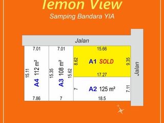 Kavling Samping Bandara Legalitas SHM View Pegunungan