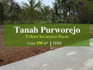 Miliki Sertipikat SHM: Dekat Alun-alun Kutoarjo, 500 Rb-an/Meter