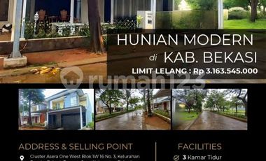 Hunian Modernn Suasana Sejuk dan Asri Anti Banjir