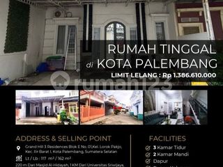 Rumah Tinggal Cantik 2Lantai di Kota Palembang