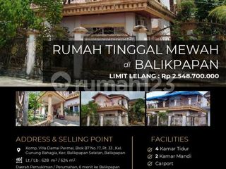 Rumah Tinggal Mewah 2 Lantai di Balikpapan