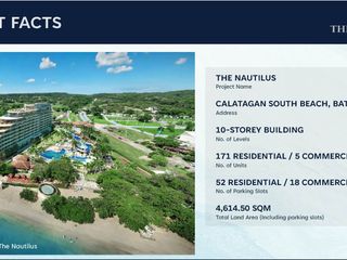 3 BR Beach front Condominium unit at The Nautilus Calatagan