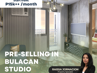 Modern Pre-selling Studio condo | 9 Central Park in Bulacan