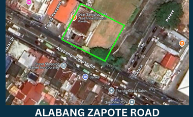 ALABANG ZAPOTE COMMERCIAL LOT FOR SALE