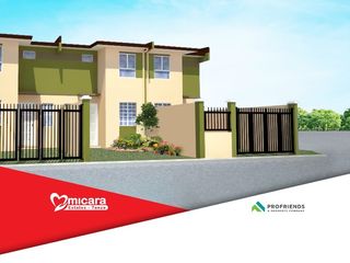 For Sale 3-Bedroom Townhouse in Tanza, Cavite at Micara Estates | PORTIA Typical End Unit w/ Fence