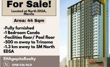 EH-1118: ! For Sale ! 44 sqm Condominium located at North EDSA, Manila