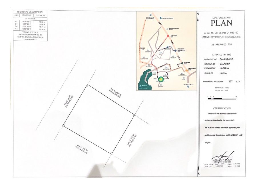 Rockwell Carmelray Drive, Rockwell South at Carmelray, Canlubang, Calamba, Laguna image 3