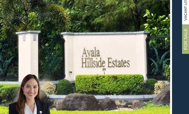 Priced to Sell! Prime Fairway Vacant Lot For Sale in Ayala Hillside Estates, QC