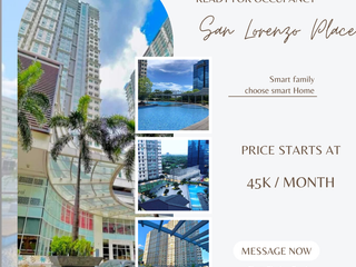 "San Lorenzo Place" RFO (Rent To Own) 1Bedroom 28sqm NEAR: NAIA, CBD & Pasay