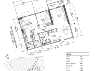 2 Bedroom Unit with Mountain View at One Nara