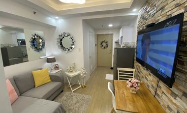 Furnished Studio De Luxe Converted to 1 Bedroom  at Shine Residences in Ortigas Center Pasig
