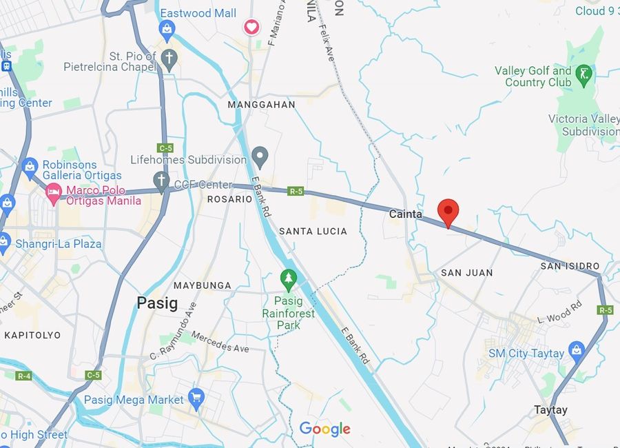 Ortigas Avenue Extension, Santa Lucia, Pasig Second District, Pasig, Eastern Manila District