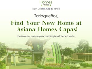 LOT ONLY in Asiana Homes Capas, Tarlac