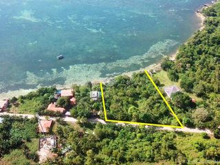 For Sale Wide Beach Cliff Lot Near Esperanza Beach at Camotes Island, Cebu