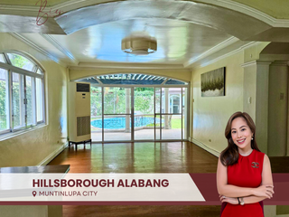 Muntinlupa City | House and Lot 5 Bedroom 5BR for Sale at Hillsborough Alabang Village with Swimming Pool and Backyard