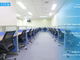 40-seat Serviced Office for Lease in Ayala Center Cebu Tower, Cebu City