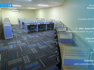 Fully Fitted Private Office with Complete Setup in Pampanga | P8,600/seat/month