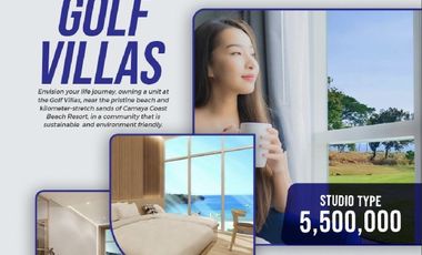 For Sale: Studio Unit at Camaya Coast Golf Villas in Mariveles City, Bataan