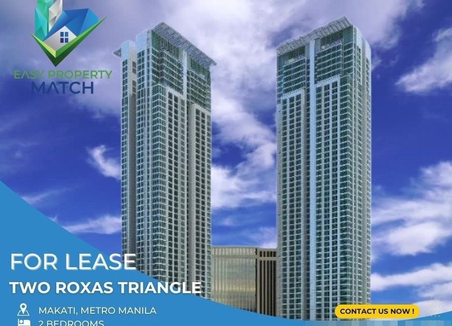 3BR Two Roxas Triangle Condo for Lease/Rent Paseo de Roxas, Makati ...