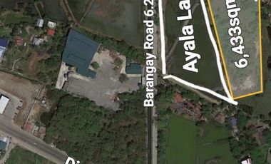 6433 sqm of flat terrain ideal for warehouse and traking services